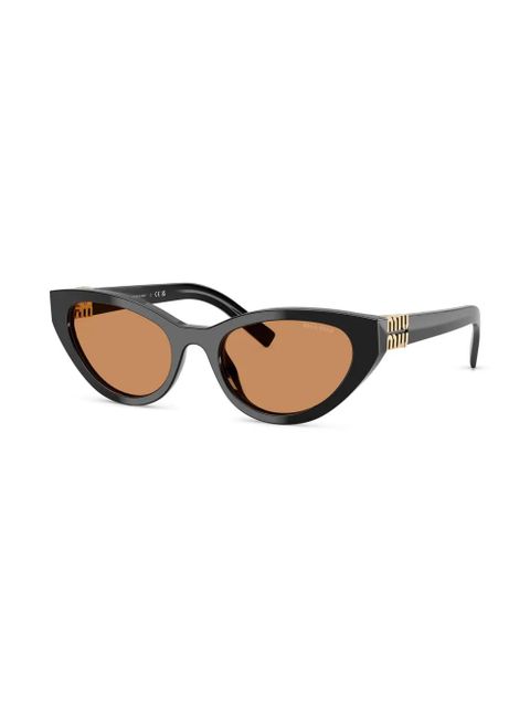 Miu Miu Eyewear geometric-frame sunglasses - Black - zdjęcie produktu nr 2