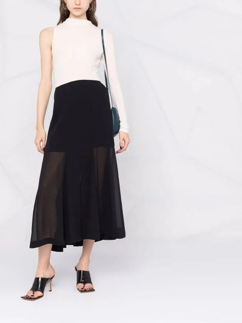 Ferragamo high-waisted midi skirt - Black - zdjęcie produktu nr 2