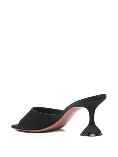Amina Muaddi Lupita square-toe sandals - Black