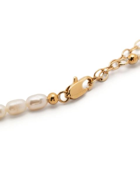 Missoma x Harris Reed In Good Hands pearl necklace - White