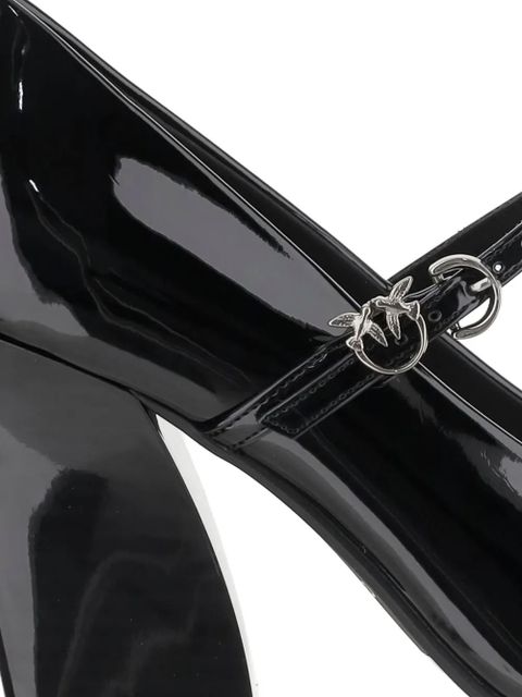 PINKO 80mm pointed-toe buckle pumps - Black