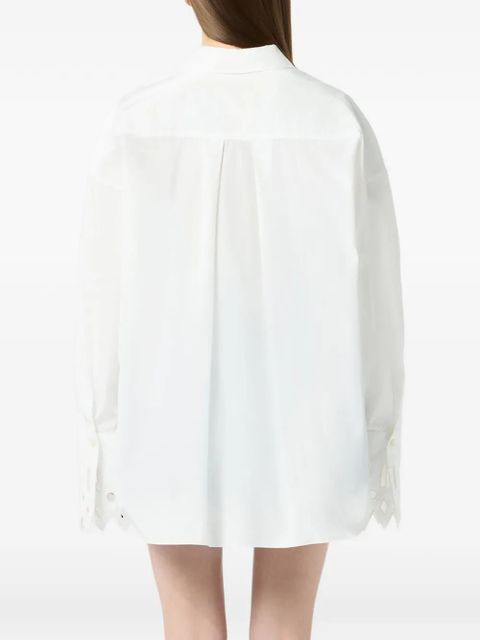 Blumarine dropped-shoulder shirt - White