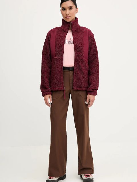 Columbia bluza sportowa Panorama kolor bordowy gładka 2085883 - zdjęcie produktu nr 2