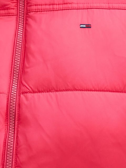 Tommy Jeans kurtka kolor różowy zimowa DW0DW21619