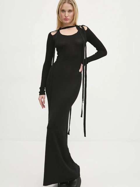 Y/Project sukienka MULTISCARF LONG SLEEVE KNIT DRESS - zdjęcie produktu nr 1