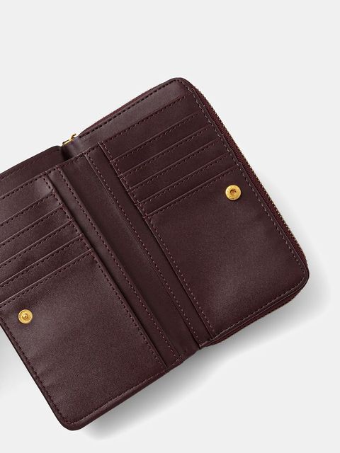 Juicy Couture portfel Twig Narrative damski kolor bordowy WIJTG8991WZC