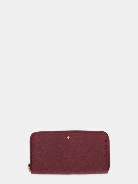 Geox portfel skórzany D35K3H-00046 D.WALLET damski kolor bordowy D35K3H 00046 - zdjęcie produktu nr 1