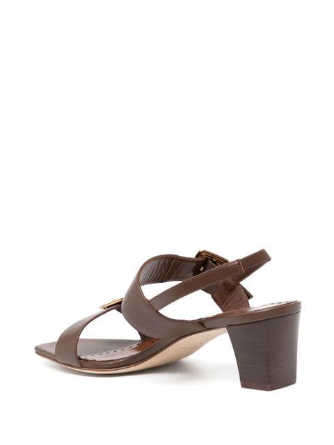 Manolo Blahnik 50mm Thalitsli sandals - Brown