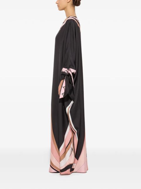 PUCCI Fari print silk kaftan - Black