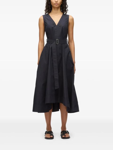 3.1 Phillip Lim poplin belted dress - Black