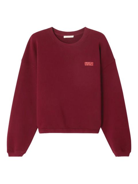 American Vintage Izubird sweatshirt - Red - zdjęcie produktu nr 1