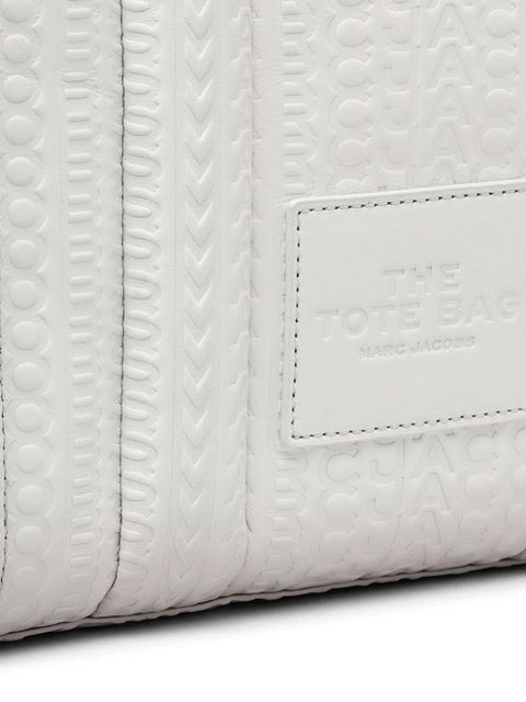 Marc Jacobs The Small monogram leather tote bag - White