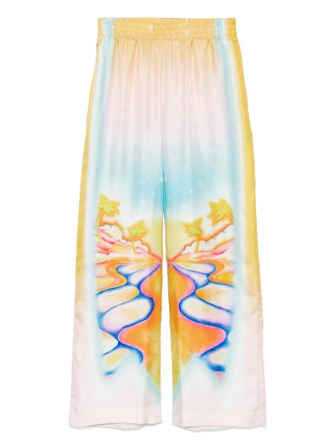 Casablanca Psychedelic Nirvana trousers - Yellow - zdjęcie produktu nr 1