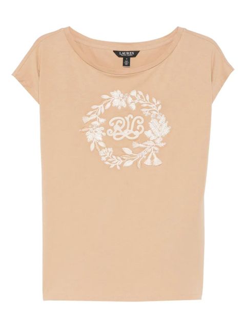 Lauren Ralph Lauren floral-embroidered top - Neutrals - zdjęcie produktu nr 1