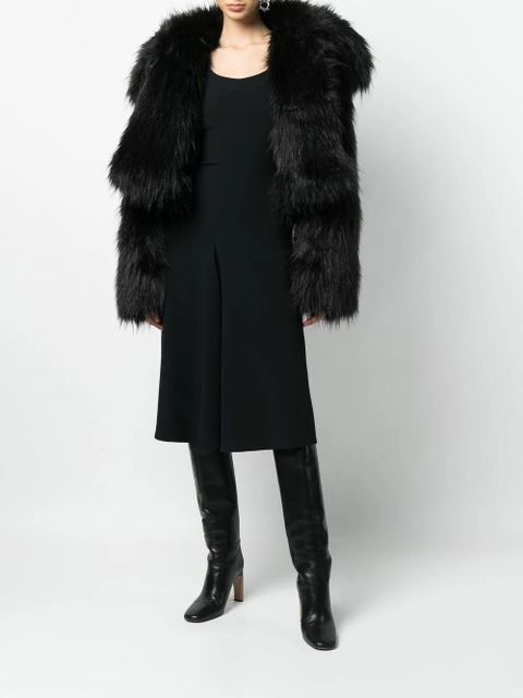 AMI Paris sleeveless flared midi dress - Black - zdjęcie produktu nr 2