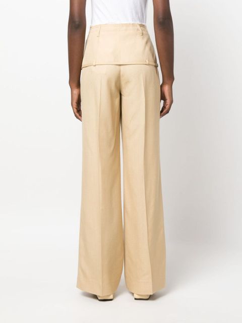 Jacquemus Le Pantalon Criollo wide-leg trousers - Brown - zdjęcie produktu nr 2