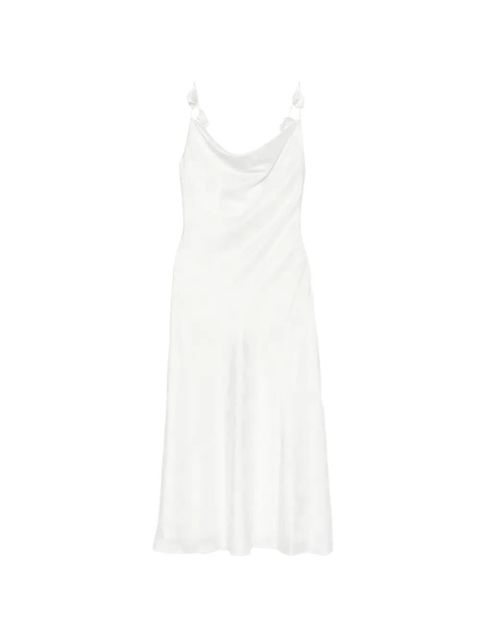 ROTATE BIRGER CHRISTENSEN cowl-neck midi dress - White - zdjęcie produktu nr 1