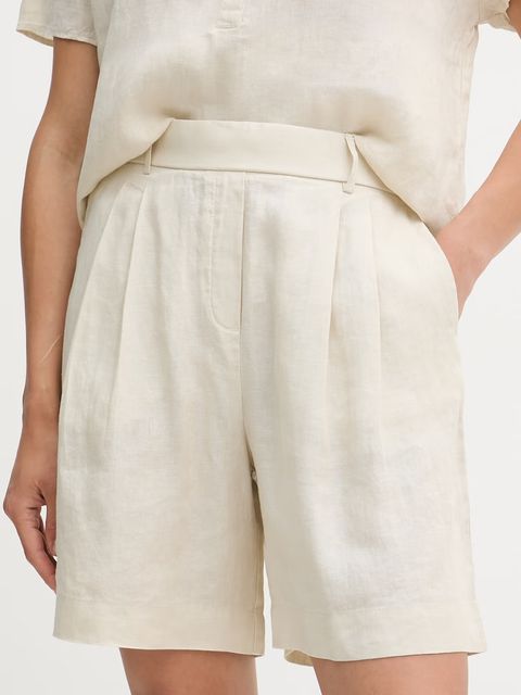 United Colors of Benetton szorty damskie lniane - zdjęcie produktu nr 1
