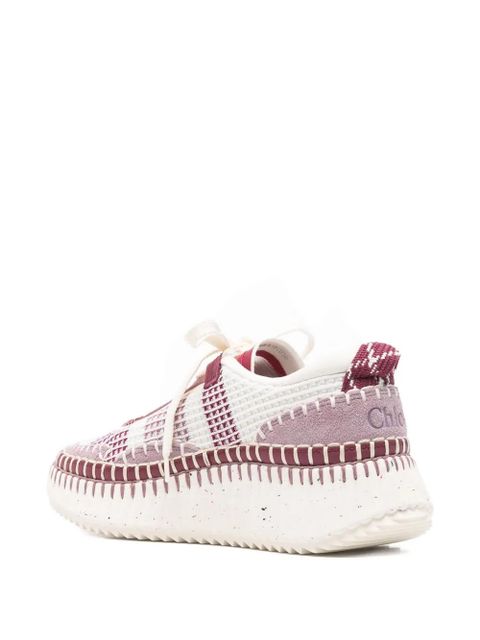 Chloé Nama lace-up sneakers - White