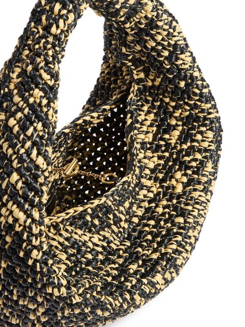 KHAITE logo-motif shoulder bag - Black