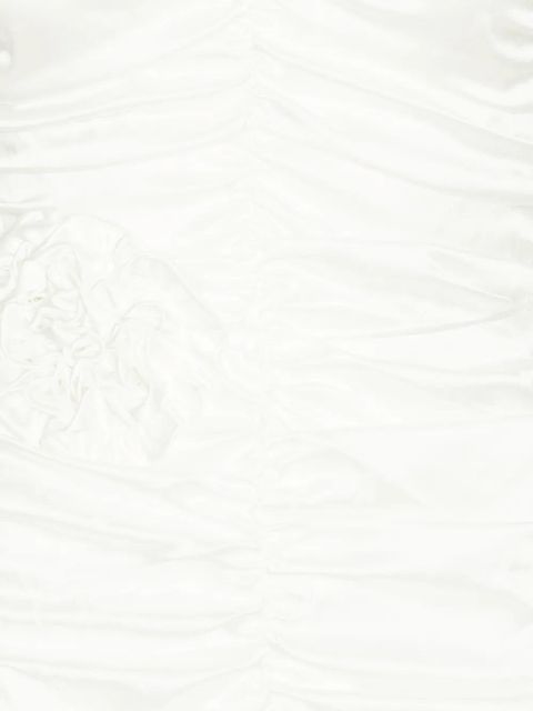 ROTATE BIRGER CHRISTENSEN flower ruffled mini dress - White