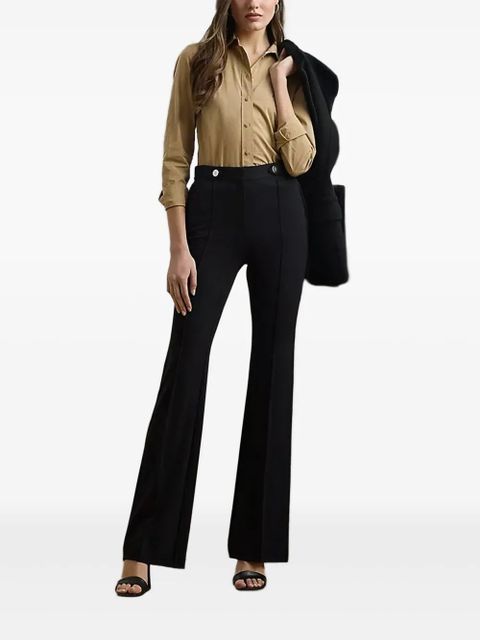 Lauren Ralph Lauren button-detailed bootcut trousers - Black - zdjęcie produktu nr 2