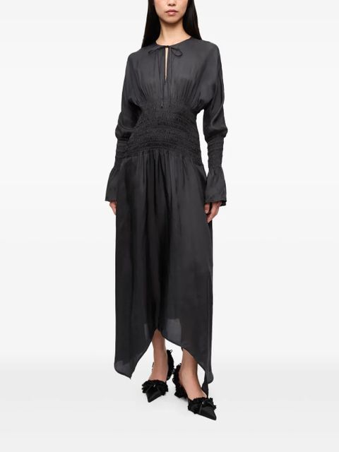 GANNI smocked dress - Black - zdjęcie produktu nr 2