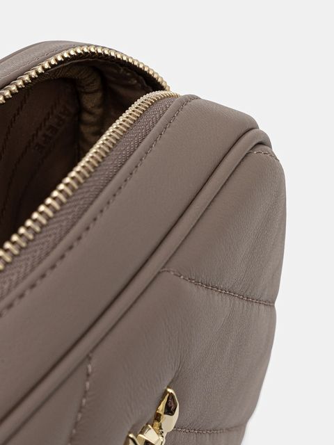 Patrizia Pepe torebka skórzana kolor brązowy 8B0005 L004