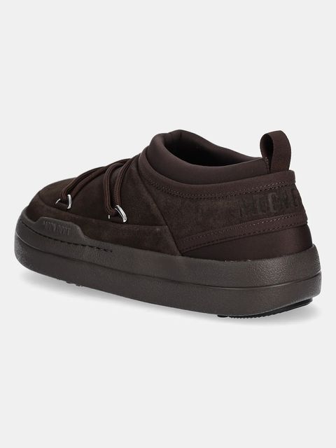 Moon Boot śniegowce MB PARK ICON SUEDE kolor brązowy 80D2470170 M010