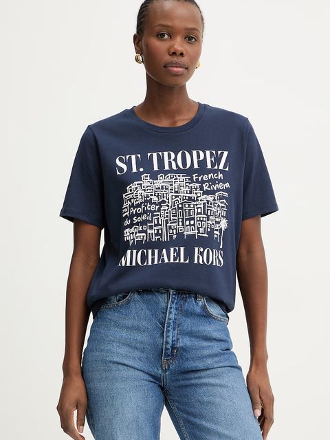 MICHAEL Michael Kors t-shirt damski bawełniany - zdjęcie produktu nr 2