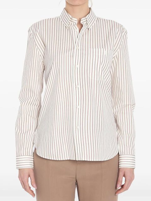 Saint Laurent striped shirt - Neutrals - zdjęcie produktu nr 1