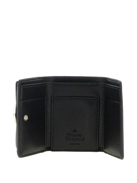 Vivienne Westwood small Orb logo wallet - Black