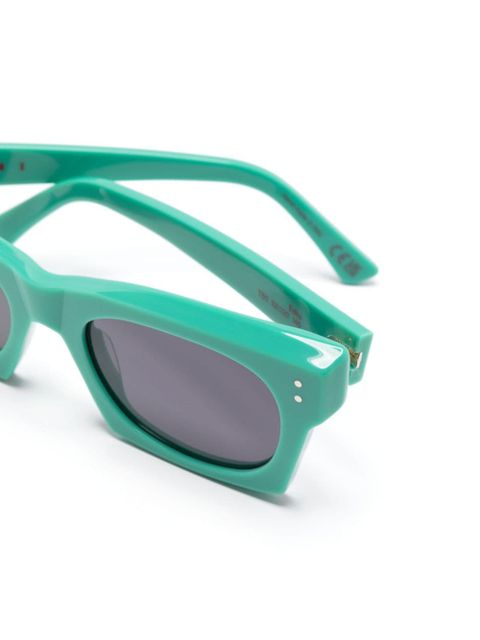 Marni Eyewear Edku oval-frame sunglasses - Green - zdjęcie produktu nr 2