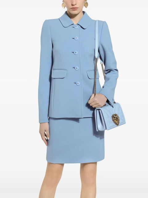 Dolce & Gabbana DNA buttoned flap pocket blazer - Blue