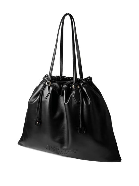 Jimmy Choo large drawstring tote bag - Black