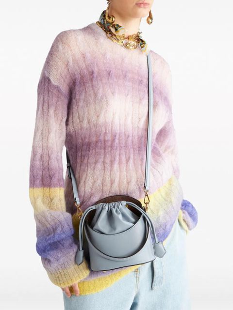 ETRO Saturno leather mini bag - Blue - zdjęcie produktu nr 2