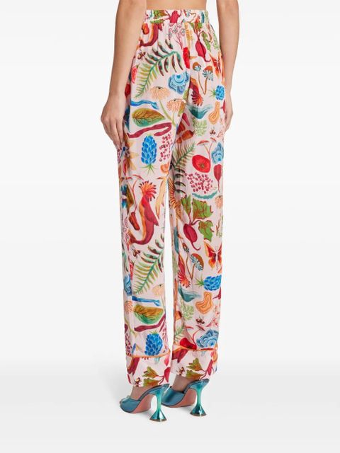 FARM Rio Bright Farm straight-leg trousers - Neutrals