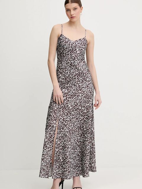 Joop! sukienka kolor brązowy maxi rozkloszowana 30100720 - zdjęcie produktu nr 1