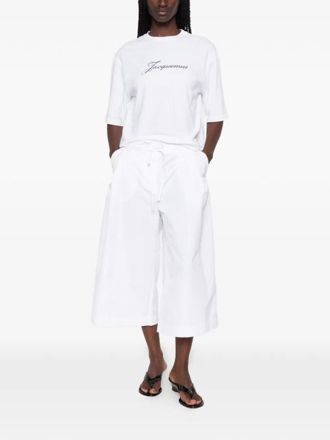 Jacquemus logo-print T-shirt - White - zdjęcie produktu nr 2