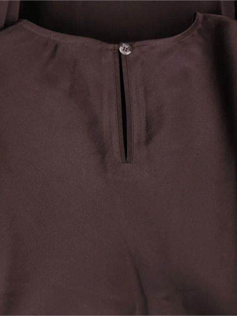 STAUD Phare ruched midi dress - Brown