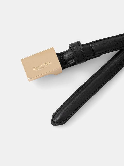 Marc O'Polo pasek skórzany damski kolor czarny 5000009099 - zdjęcie produktu nr 2