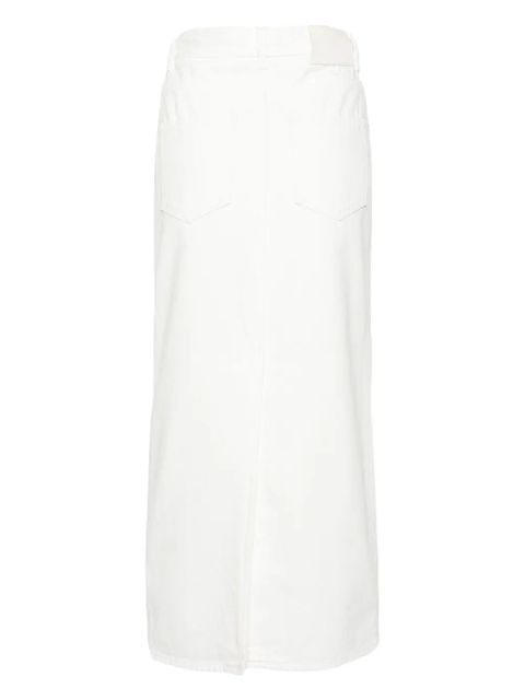 LouLou de Saison straight denim midi skirt - White - zdjęcie produktu nr 2