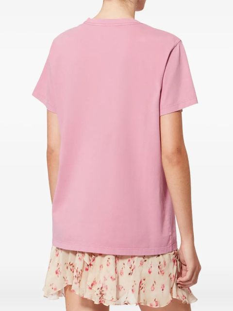 MARANT ÉTOILE Aby logo T-shirt - Pink
