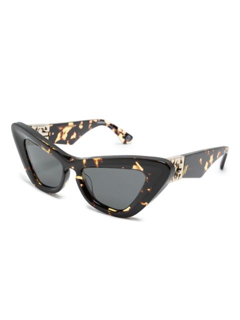 Burberry Eyewear tortoiseshell cat-eye sunglasses - Brown
