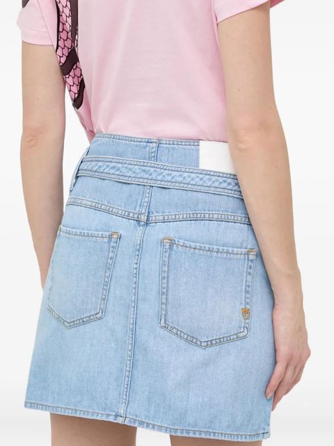 PINKO belted mini skirt - Blue