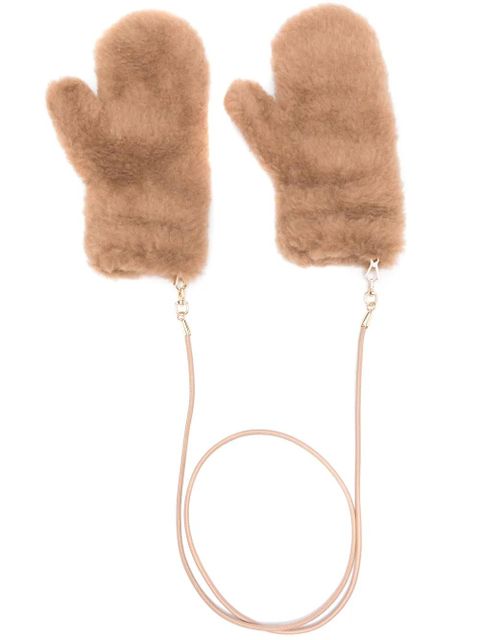 Max Mara Ombrat mittens - Brown - zdjęcie produktu nr 1