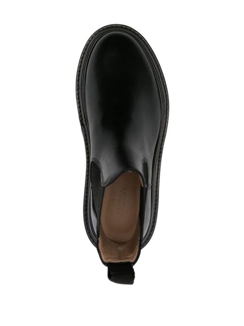ISABEL MARANT Ceilee leather Chelsea boots - Black