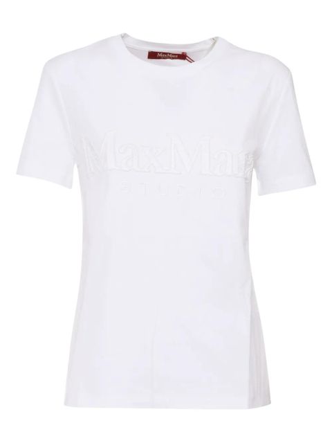 Max Mara logo-detail cotton T-shirt - White - zdjęcie produktu nr 1