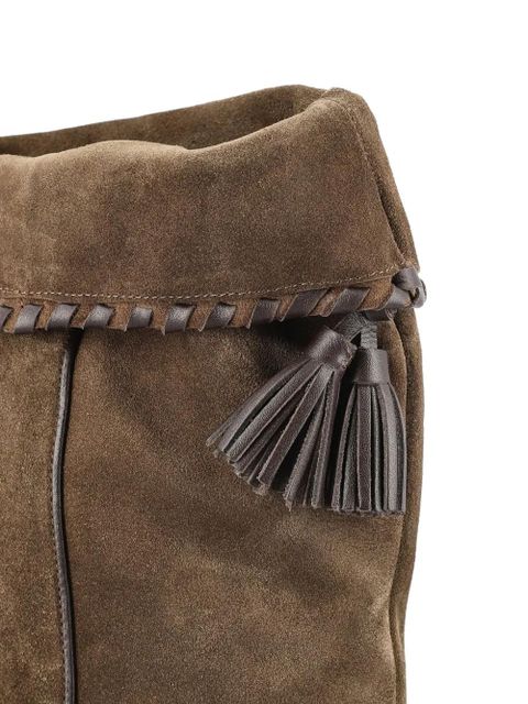 ISABEL MARANT 55mm Dalby braided-tassel boots - Brown