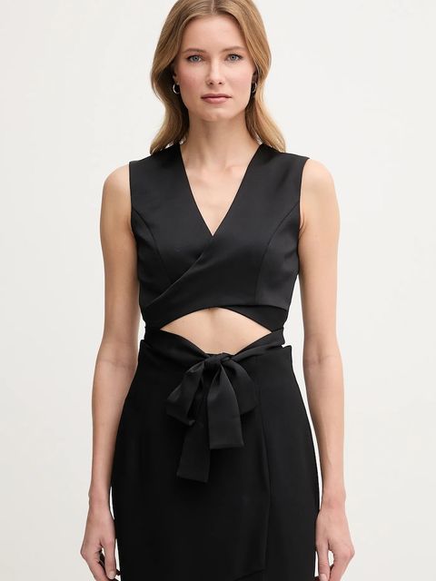 Sandro Ferrone kamizelka kolor czarny niezapinana S23XBEBARMAN - zdjęcie produktu nr 1